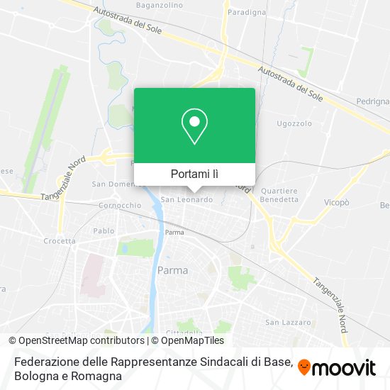 Mappa Federazione delle Rappresentanze Sindacali di Base