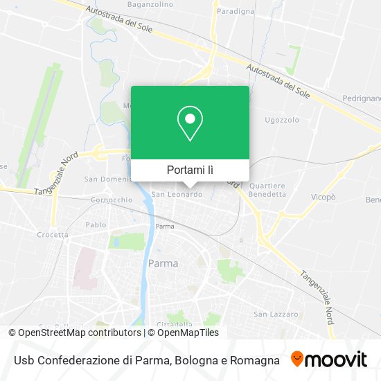 Mappa Usb Confederazione di Parma