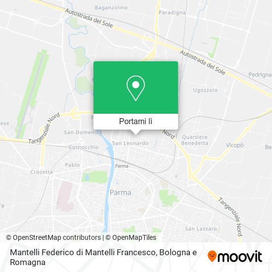Mappa Mantelli Federico di Mantelli Francesco