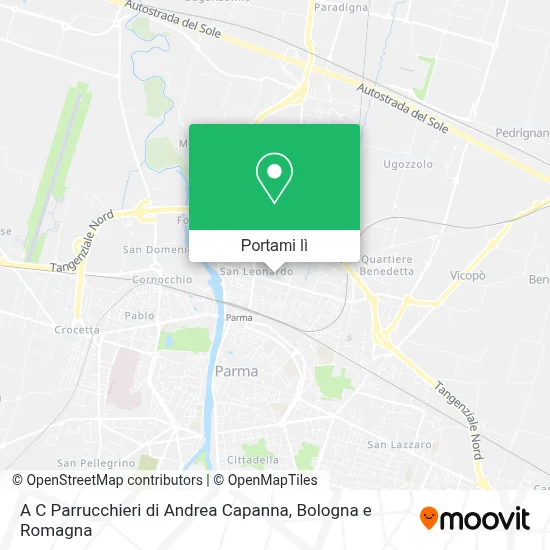Mappa A C Parrucchieri di Andrea Capanna