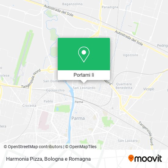 Mappa Harmonia Pizza