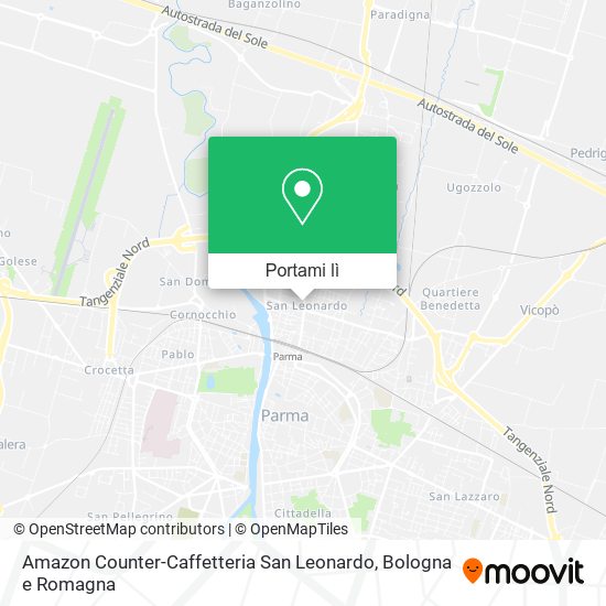 Mappa Amazon Counter-Caffetteria San Leonardo