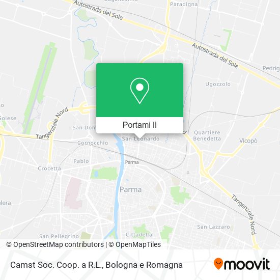 Mappa Camst Soc. Coop. a R.L.