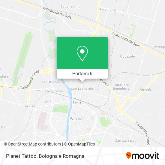 Mappa Planet Tattoo
