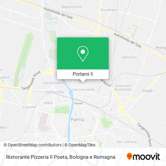 Mappa Ristorante Pizzeria Il Poeta