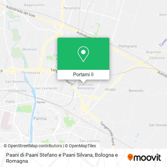 Mappa Paani di Paani Stefano e Paani Silvana