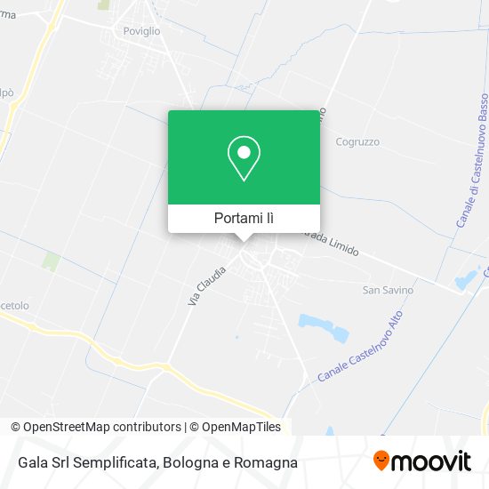 Mappa Gala Srl Semplificata
