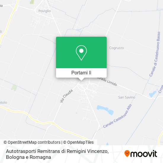 Mappa Autotrasporti Remitrans di Remigini Vincenzo