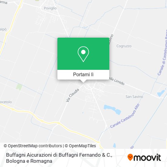 Mappa Buffagni Aicurazioni di Buffagni Fernando & C.