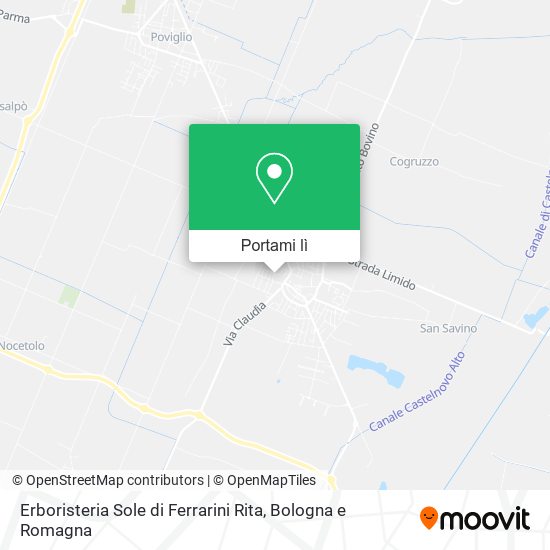 Mappa Erboristeria Sole di Ferrarini Rita