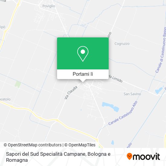 Mappa Sapori del Sud Specialità Campane