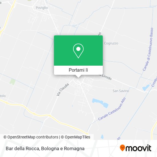 Mappa Bar della Rocca