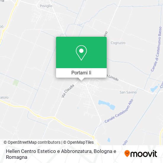 Mappa Hellen Centro Estetico e Abbronzatura