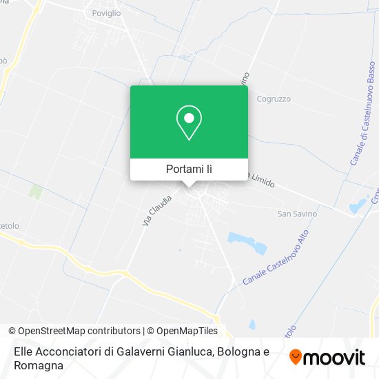 Mappa Elle Acconciatori di Galaverni Gianluca
