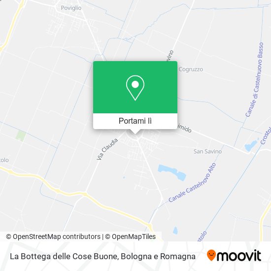 Mappa La Bottega delle Cose Buone
