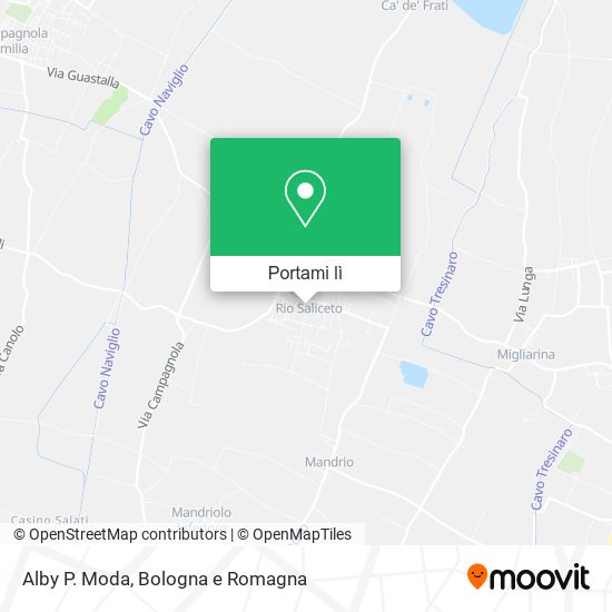 Mappa Alby P. Moda
