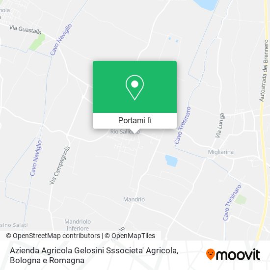 Mappa Azienda Agricola Gelosini Sssocieta' Agricola