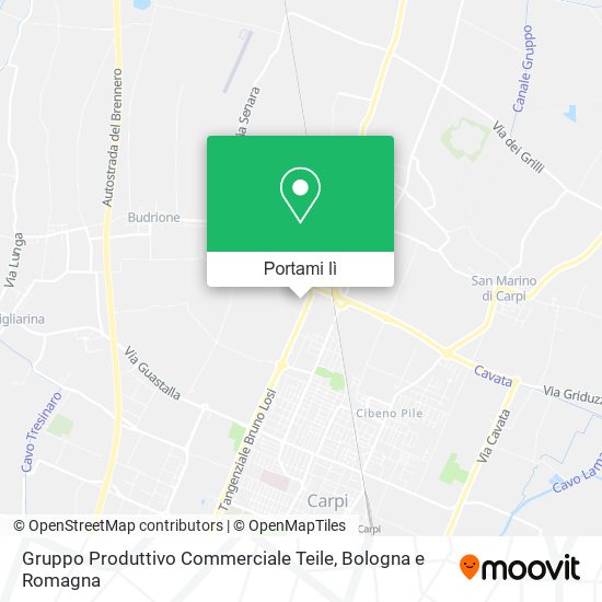 Mappa Gruppo Produttivo Commerciale Teile