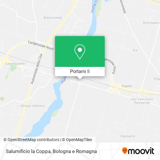 Mappa Salumificio la Coppa