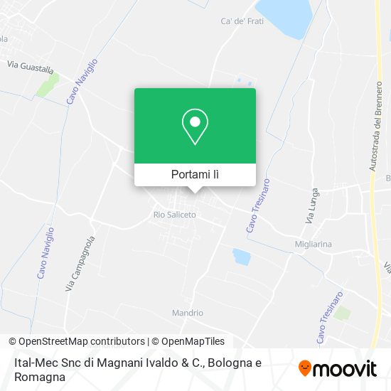 Mappa Ital-Mec Snc di Magnani Ivaldo & C.