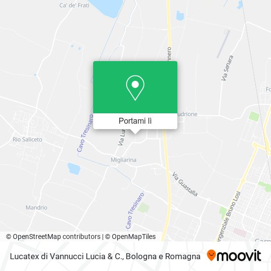 Mappa Lucatex di Vannucci Lucia & C.