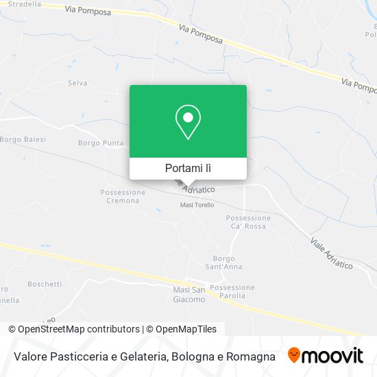 Mappa Valore Pasticceria e Gelateria