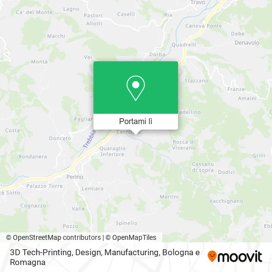 Mappa 3D Tech-Printing, Design, Manufacturing