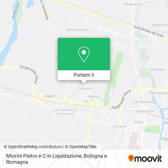 Mappa Miorini Pietro e C-in Liquidazione