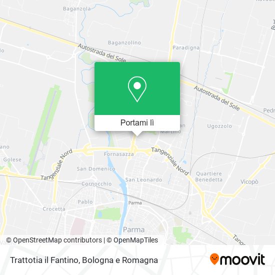 Mappa Trattotia il Fantino