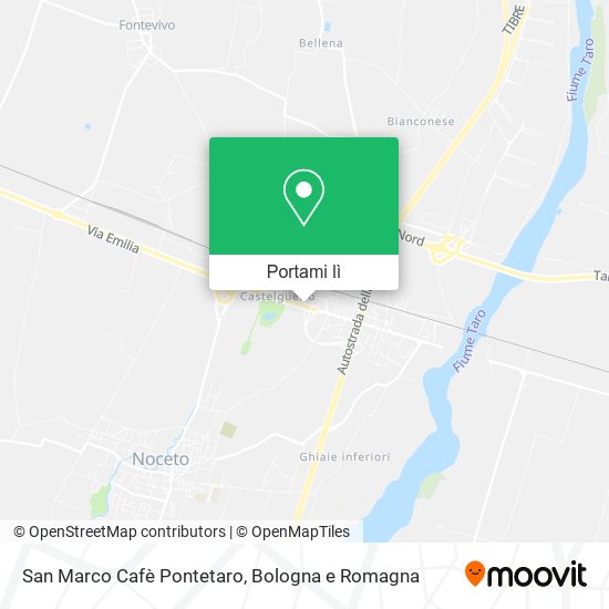 Mappa San Marco Cafè Pontetaro