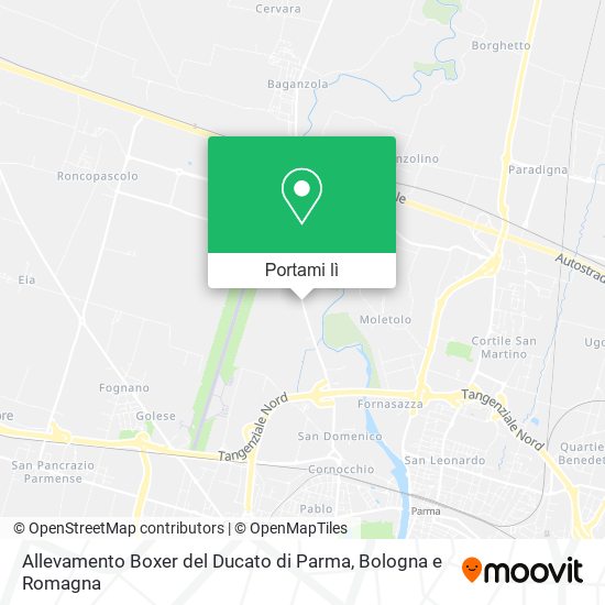 Mappa Allevamento Boxer del Ducato di Parma