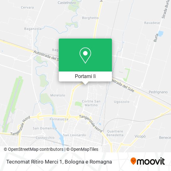 Mappa Tecnomat Ritiro Merci 1