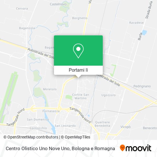 Mappa Centro Olistico Uno Nove Uno