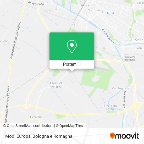 Mappa Modì Europa