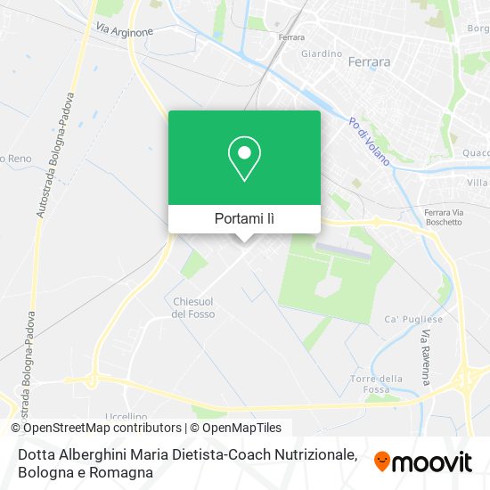 Mappa Dotta Alberghini Maria Dietista-Coach Nutrizionale