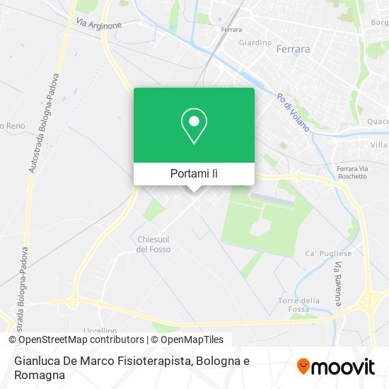 Mappa Gianluca De Marco Fisioterapista