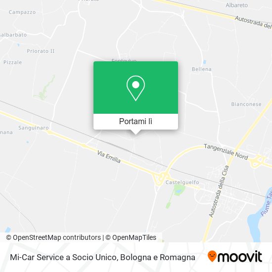 Mappa Mi-Car Service a Socio Unico
