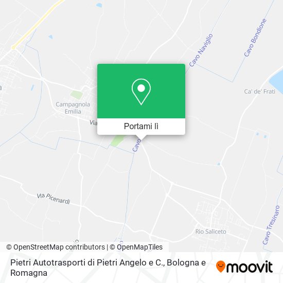 Mappa Pietri Autotrasporti di Pietri Angelo e C.