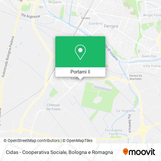Mappa Cidas - Cooperativa Sociale