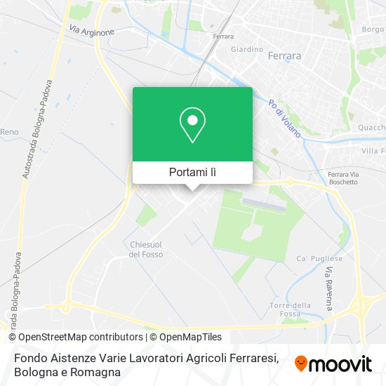Mappa Fondo Aistenze Varie Lavoratori Agricoli Ferraresi