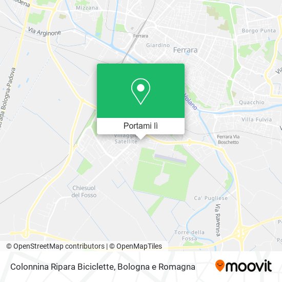 Mappa Colonnina Ripara Biciclette