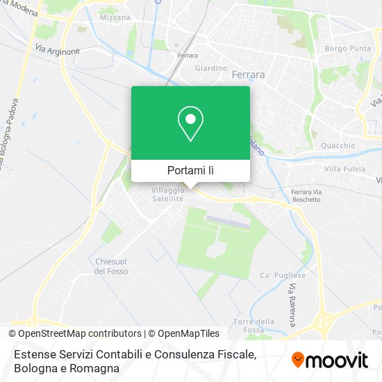 Mappa Estense Servizi Contabili e Consulenza Fiscale
