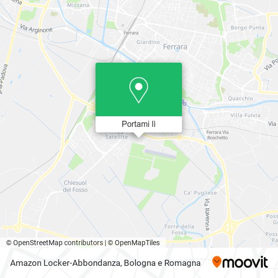 Mappa Amazon Locker-Abbondanza