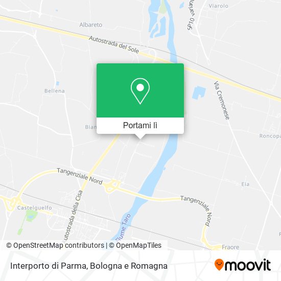 Mappa Interporto di Parma