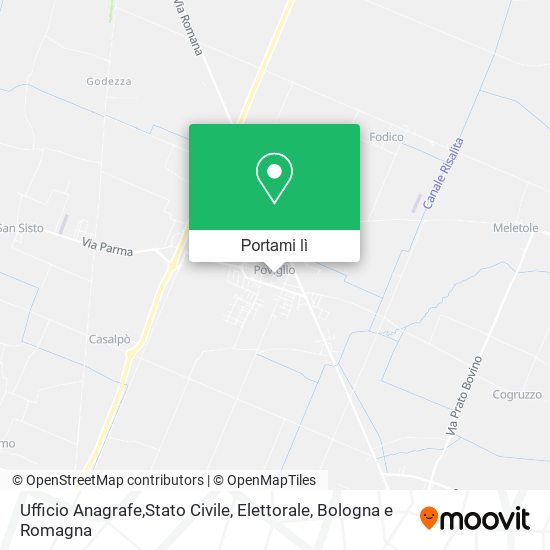 Mappa Ufficio Anagrafe,Stato Civile, Elettorale