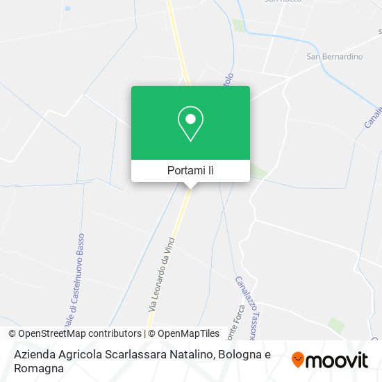 Mappa Azienda Agricola Scarlassara Natalino