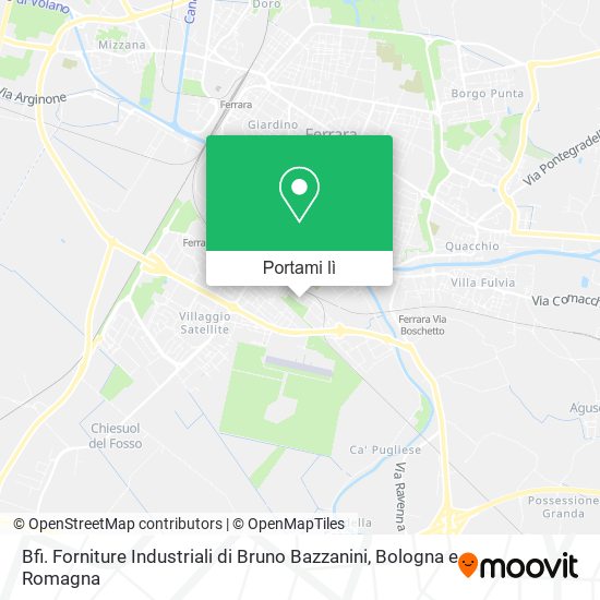 Mappa Bfi. Forniture Industriali di Bruno Bazzanini