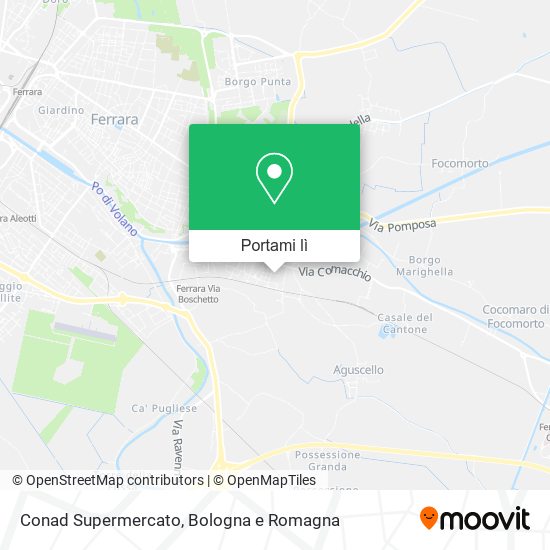 Mappa Conad Supermercato