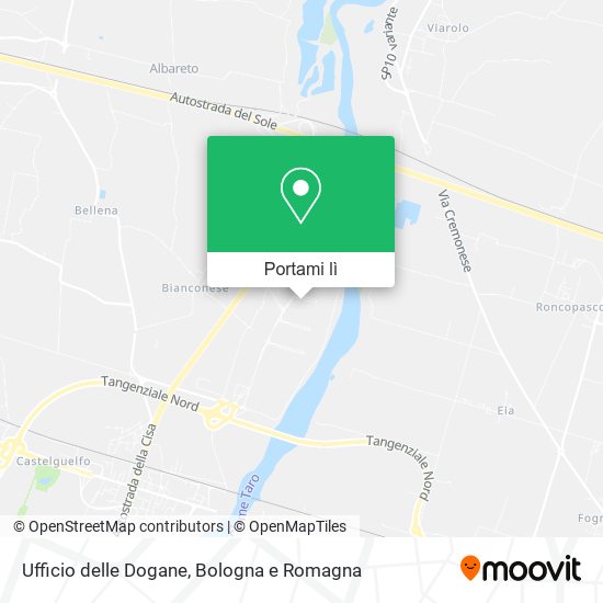 Mappa Ufficio delle Dogane