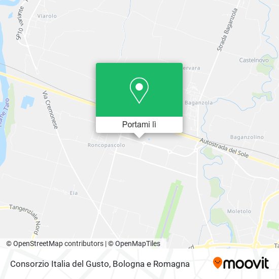 Mappa Consorzio Italia del Gusto